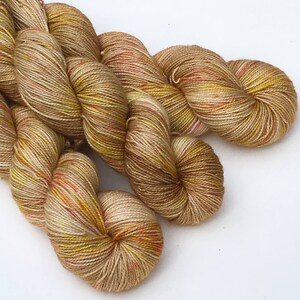 Hand Dyed Yarn. Sock Weight. Merino. Gigi  Bonin. Berries in the Wheat.