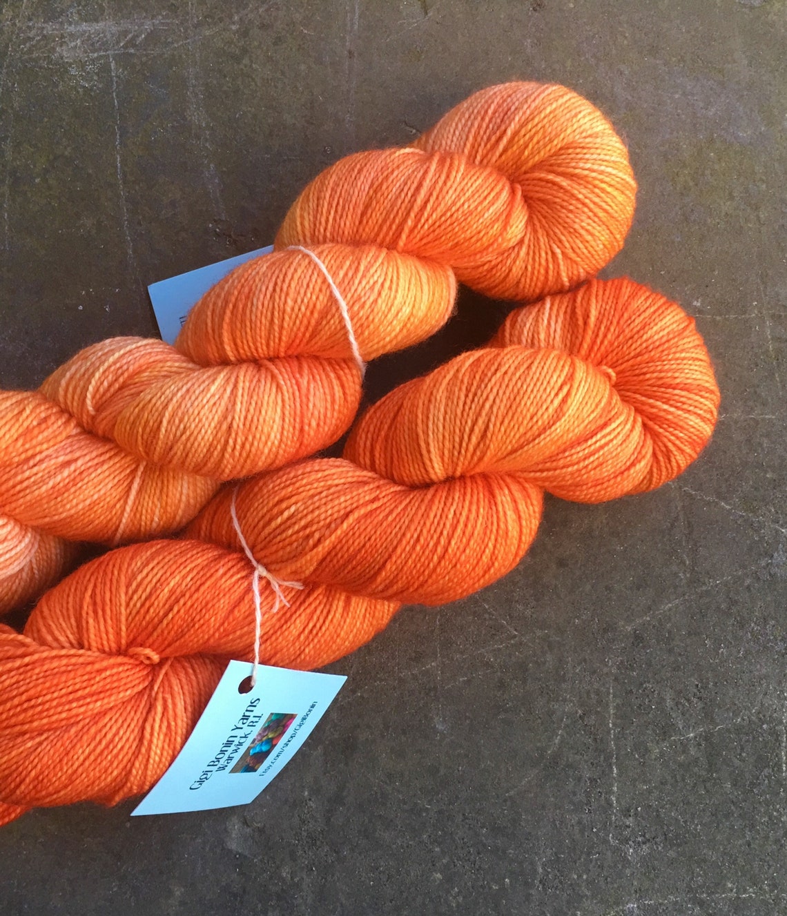Hand Dyed Yarn. Fingering Weight. 400 Yds.80/20 Merino. Gigi Bonin