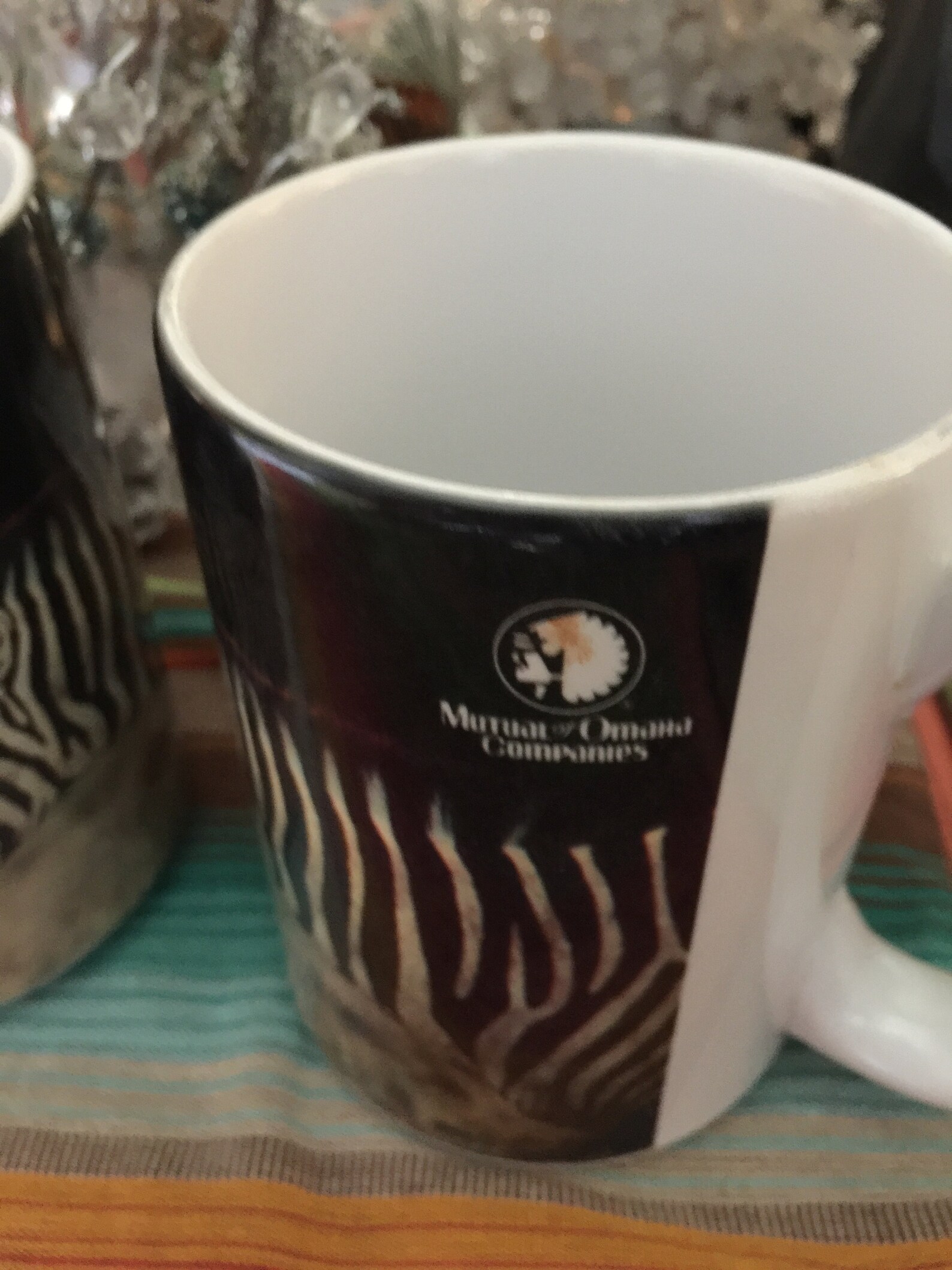 Zebra Coffee Cup zebra gift Etsy