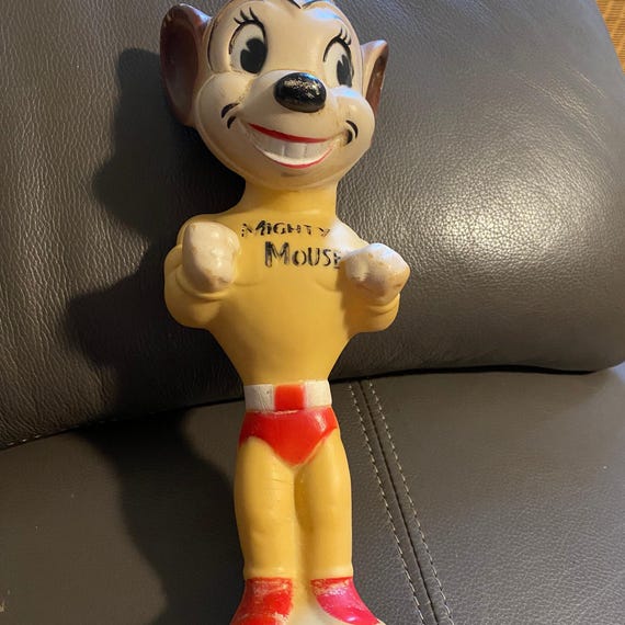Vintage Rubber Mighty Mouse 1950s - Etsy