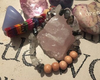 Black Rutilated Quartz Bracelet