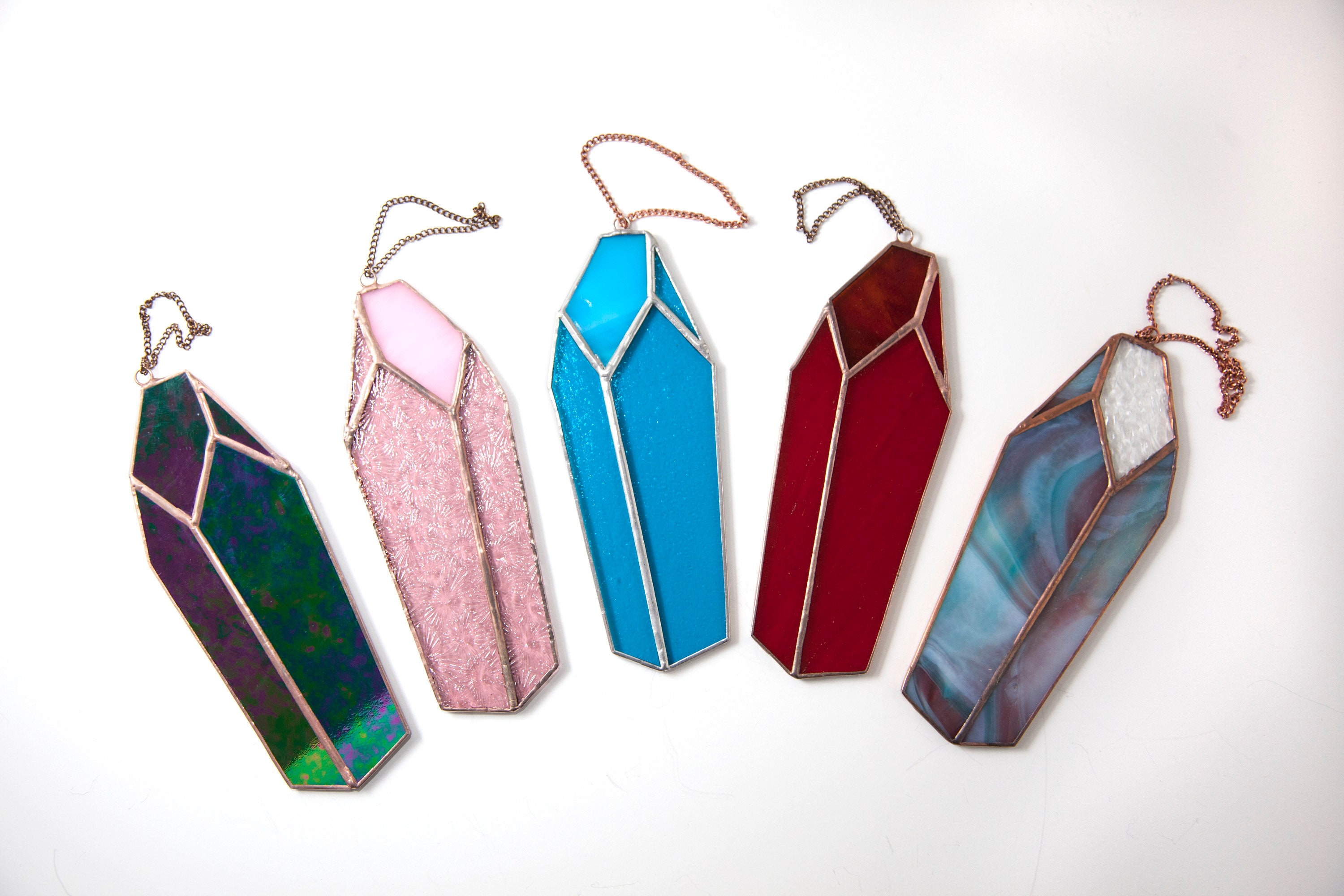 Prismatic Pyramids Crystal Suncatchers Etsy