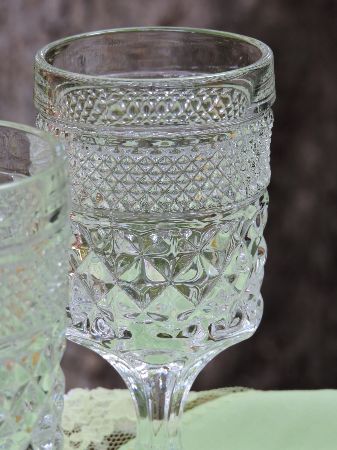 Wexford 4 Pattern Wine Juice Glasses by Anchor Hocking Etsy