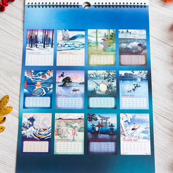 Anime 2024 Calendar Etsy