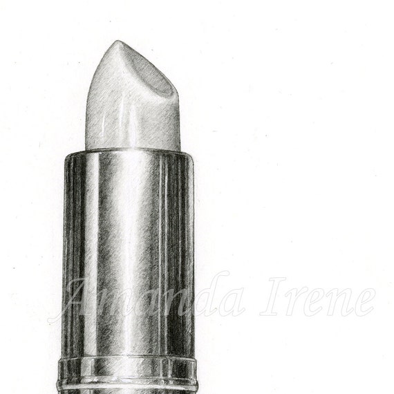 Lipstick Drawing - How To Draw Lipstick Step By Step