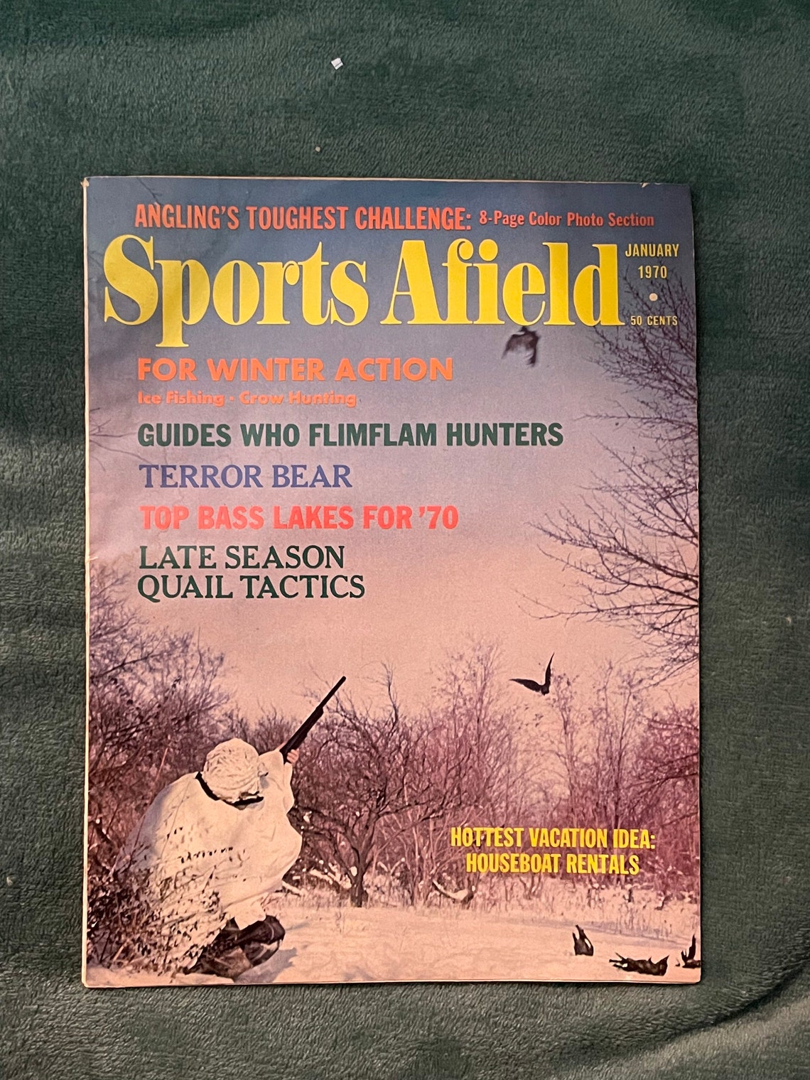 Vintage Sports Afield magazine January 1970 Etsy