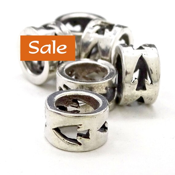 Big Hole 925 Silver Beads Cutout Arrowhead 8.5mm x 5mm 1 Pc. SALE 44 BAR