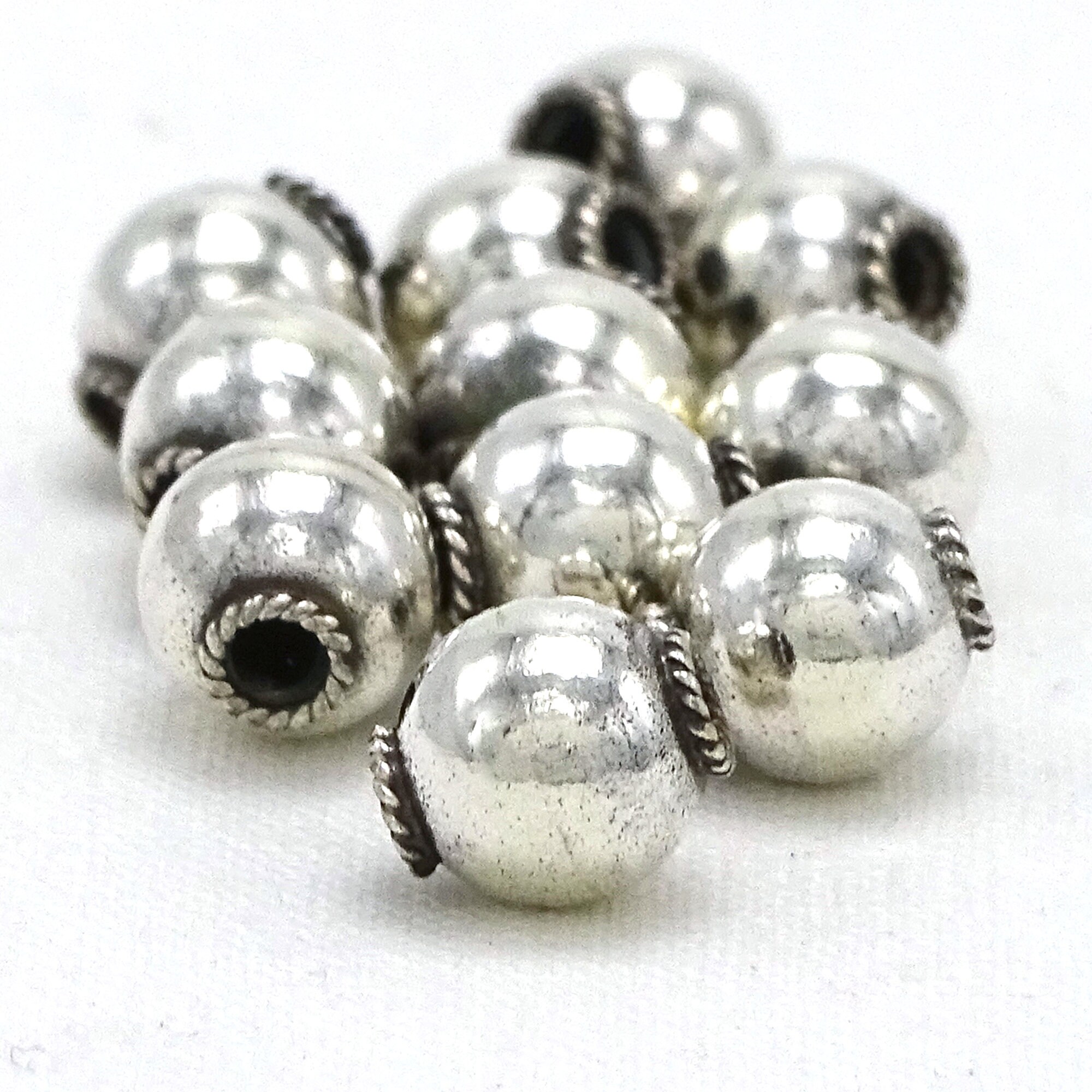 Sterling Silver Beads, Sterling Silver Seamless Round Ball Beads, 925  Silver Round Bead, Bracelet Bead, Necklace Bead 2mm 22mm 