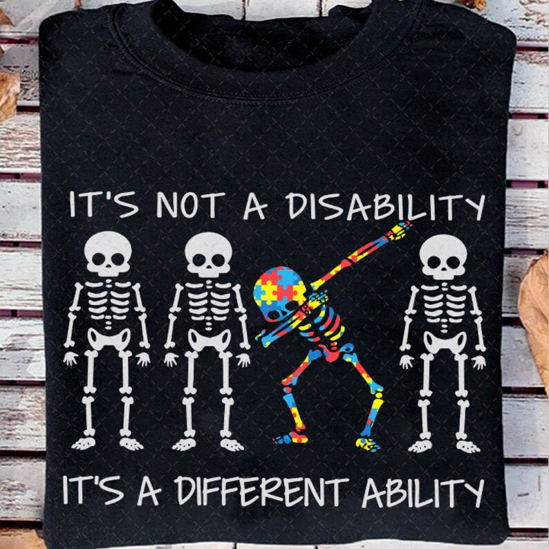 Autism Png Its Not A Disability Its A Different Ability Etsy