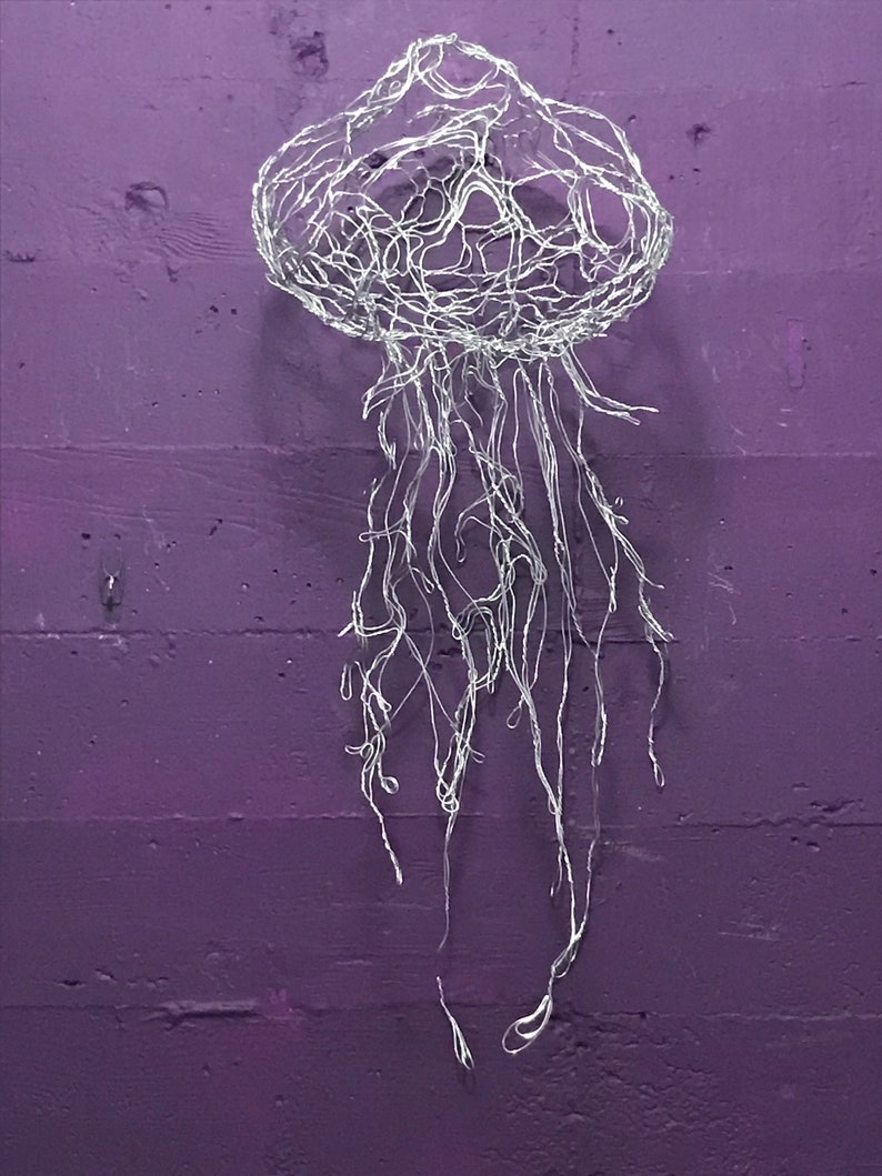 36 Jellyfish Wire Sculpture by Elizabeth Berrien Etsy