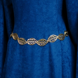 Gold Leaf Belt Hip Belt Gold Leaves Belt Decorative Belt Gold