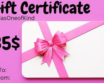 gift certificate 35