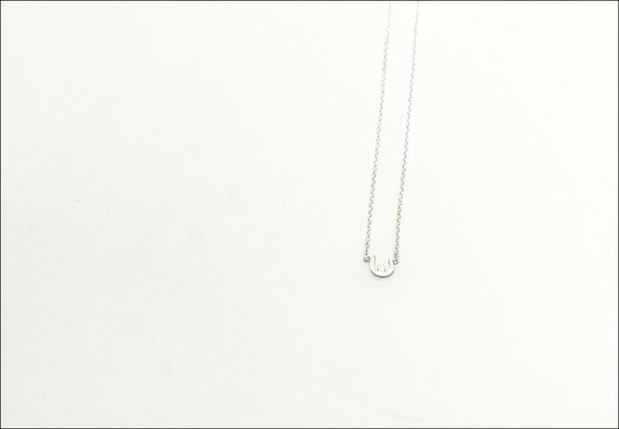 Arabic Letter Necklace | Crafted in either Silver or Gold in 3 Days.