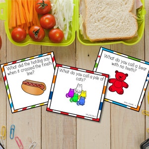 Instant Download Lunchbox Riddle Notes