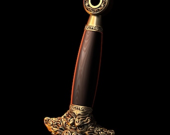 Mulan Sword – 3D Printing Model