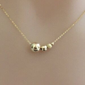 Four Generations Necklace, Beaded Necklace, Mother&#39;s Day Gift, Gift for Great Grandma, Grandma Jewelry, Birthday Gift, Gift for Mom