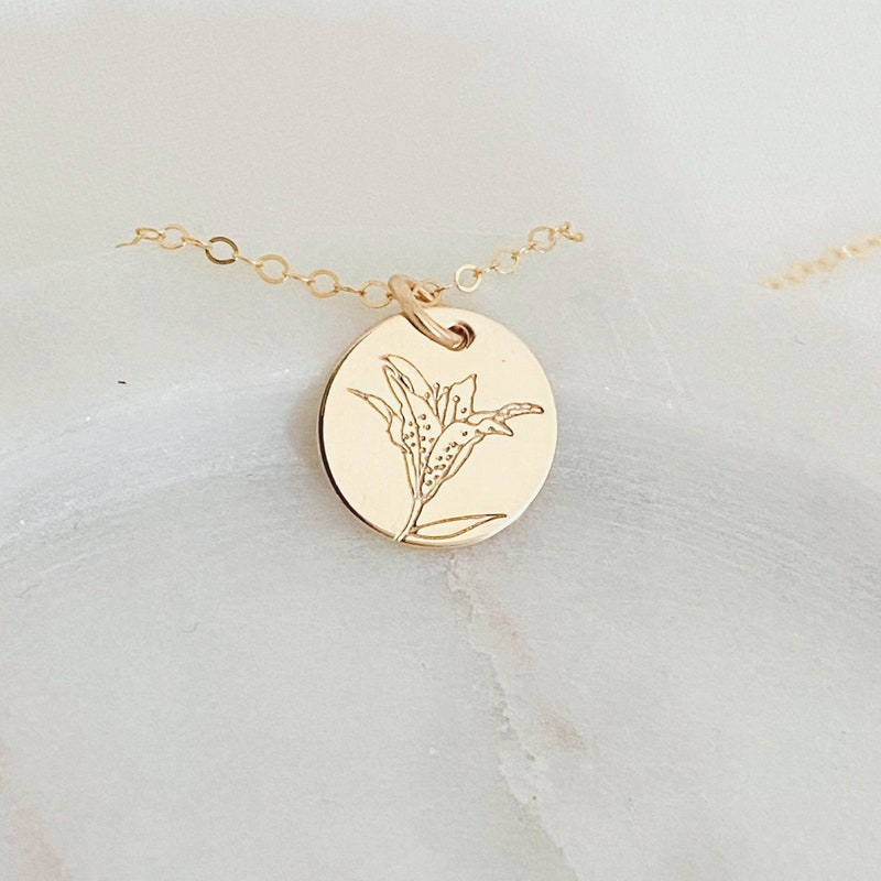 Lilly Medallion Necklace main image 0