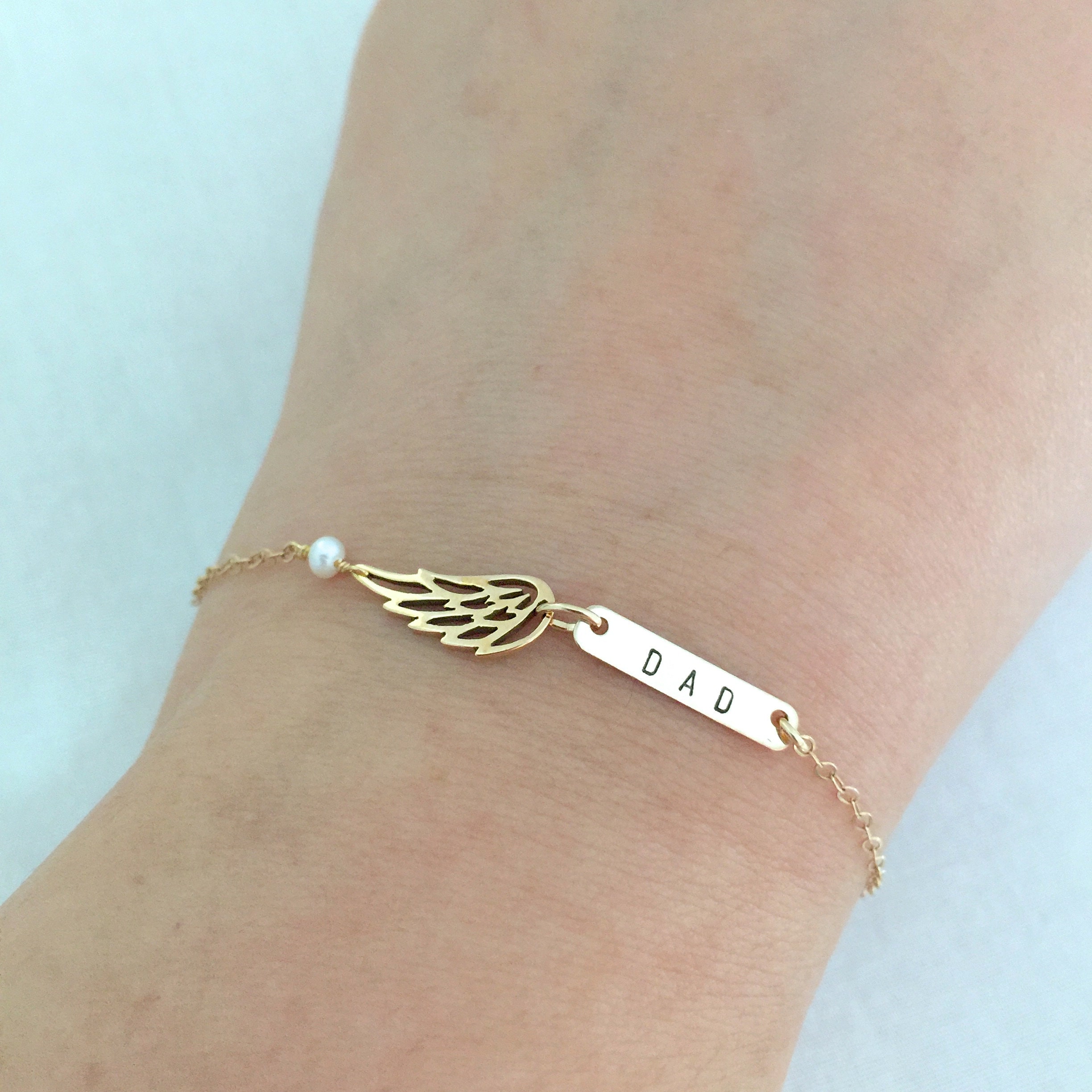 Father Memorial Bracelet Mom Loss 