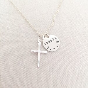 Personalised Baby Girl or Boy Baptism Necklace First - Etsy
