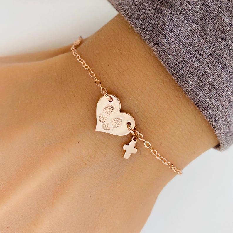 Soldier Boot Bracelet, Soldier Wife Bracelet, Marine Mom Bracelet, Army Mom, Army Wife Gift, Military Jewelry, Cross Bracelet, Lucky Charm image 2