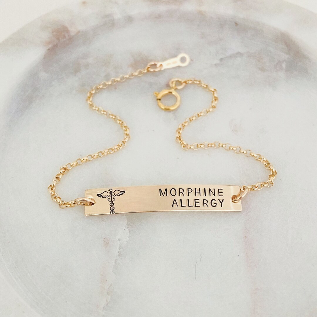 Personalised Medical Alert Bracelet, Type 1 Diabetic, Allergy Bracelet