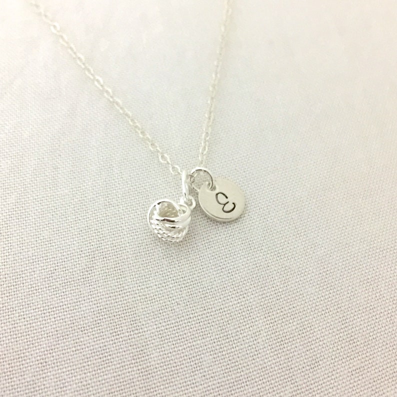 sterling silver tie the knot bracelet