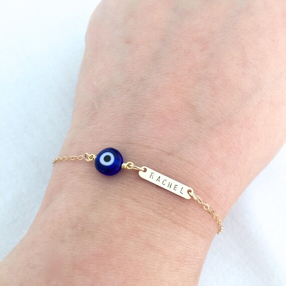 Personalized Evil Eye Bracelet Evil Eye 