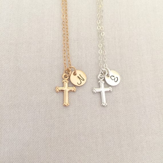 Amazon.com: SUMFAN Cross Necklace for Girls,Baptism Gifts for Girl Shiny  Colorful Cross Religious Jewelry,Christening Gifts First Communion Gifts  for Girls: Clothing, Shoes & Jewelry
