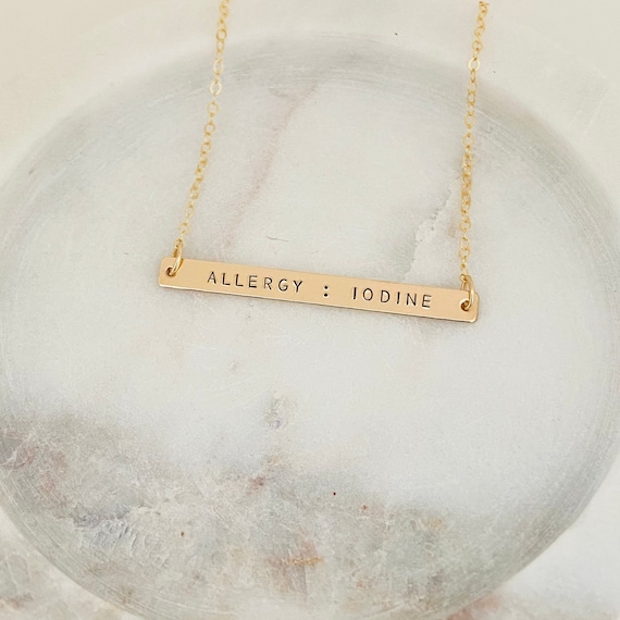 Penicillin hotsell allergy necklace