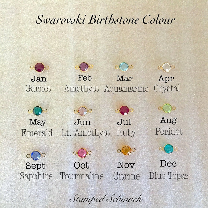 Family Birthstone Necklace Mother's Jewellery Etsy Australia