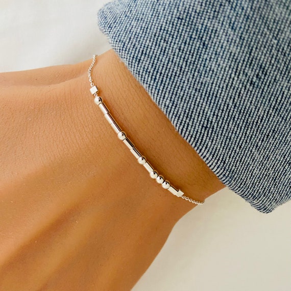 Morse Code Bracelet - Fearless – Eliza B's