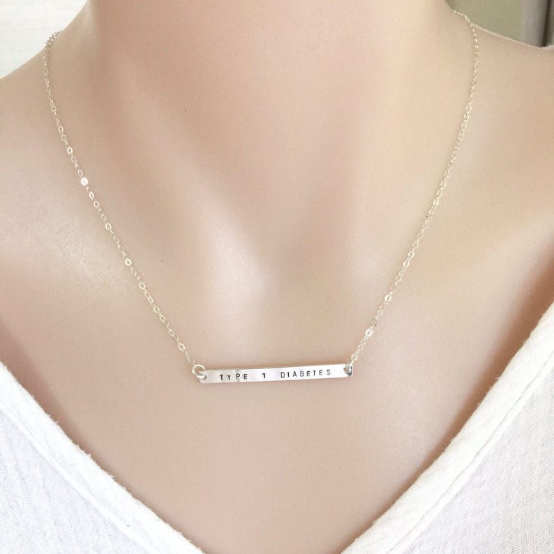 Sterling Silver Medical ID Necklace Gold Allergy Necklace Etsy