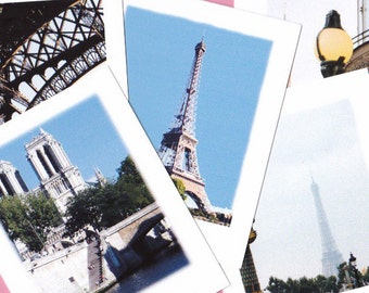 Paris France Monuments Boxed Set of 5 Note Cards Greeting Cards