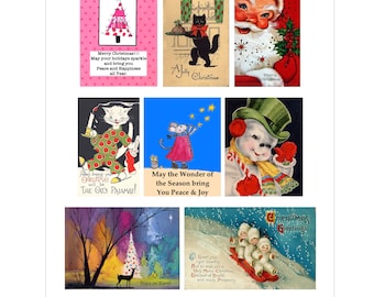 Assorted Christmas Greeting Cards #2 Boxed Set of 8