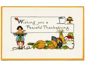 Thanksgiving Card - Peaceful Thanksgiving