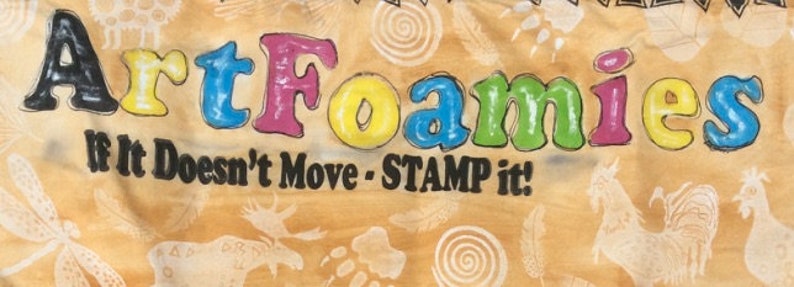 Dream Believe Create Set of 3 Large Art Foamies/' Foam Stamps