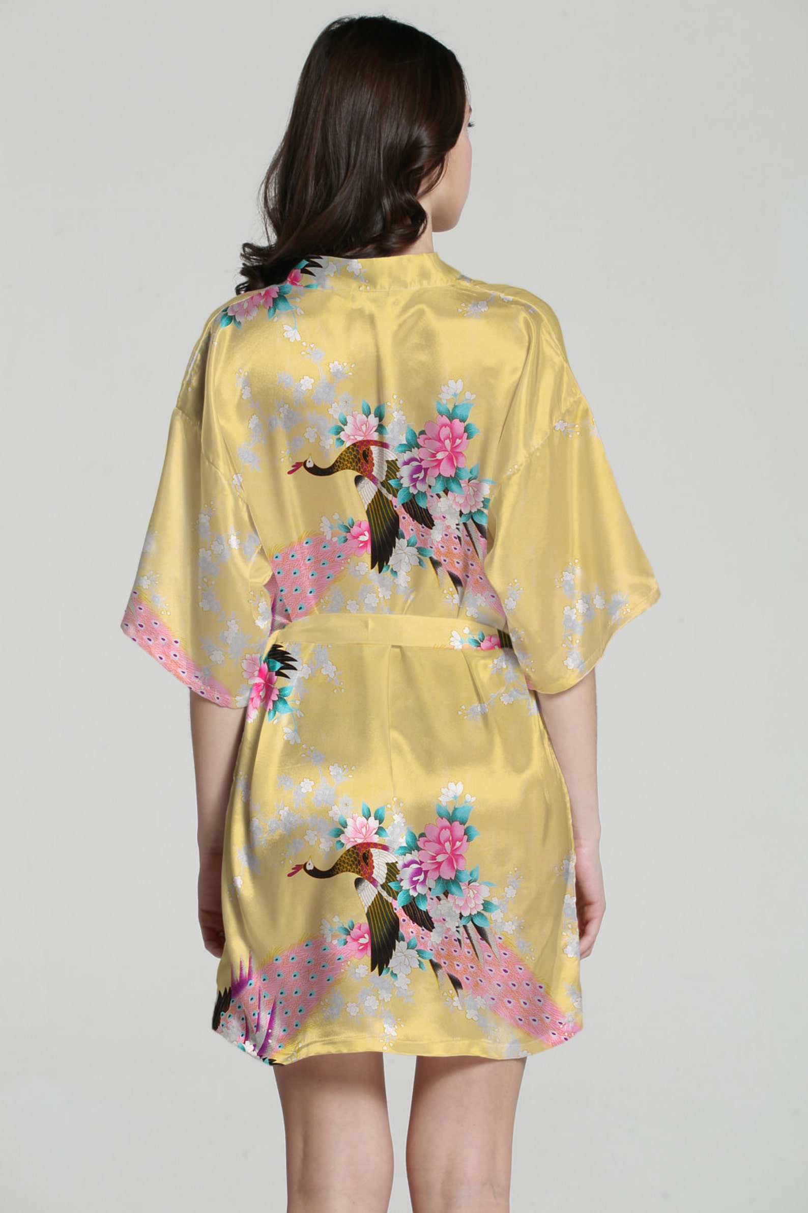 Yellow bathrobe plus size bathrobe his and her bathrobes Etsy