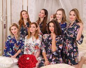 festa nuziale vesti madre del dono sposa sarai mia damigella d'onore abito floreale fiore ragazza robe raso monogramma armadio non set di 7