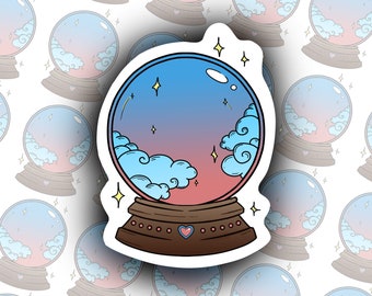 Crystal Ball Sticker ~ Vinyl Sticker