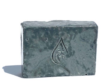 Black Lava Bar Soap | Vegan, Natural, Well Balanced, Palm Oil Free, Cruelty Free, Natural Soap for Acne and Dermatitis