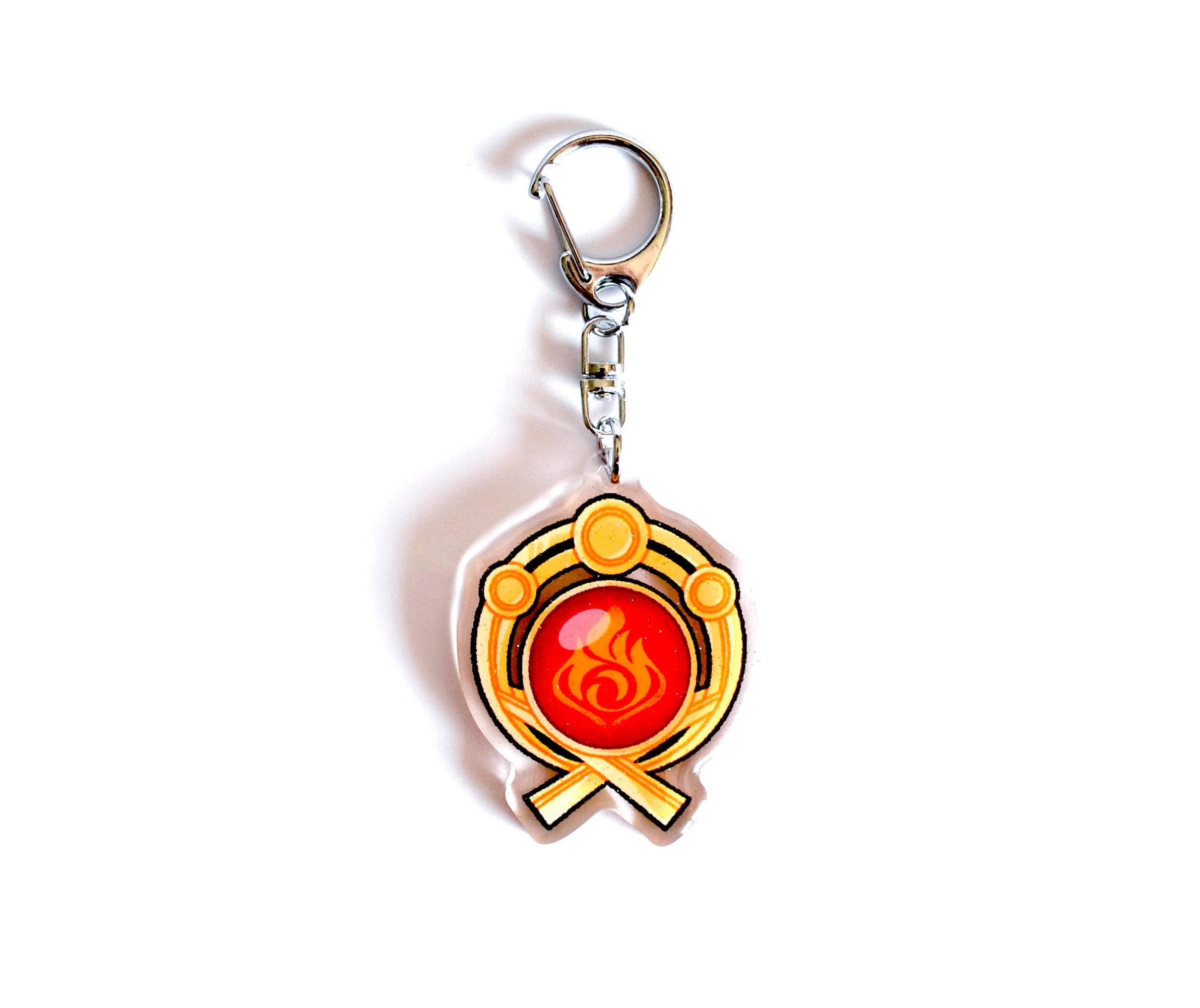 Inazuma Vision Charms / Genshin Impact / Glitter Charm / Etsy Australia