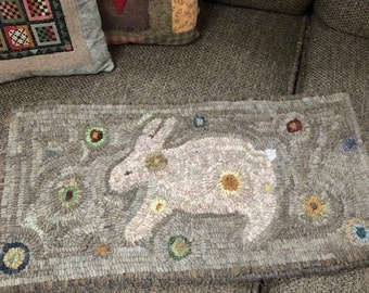 Penny Rabbit Rug Hooking Pattern