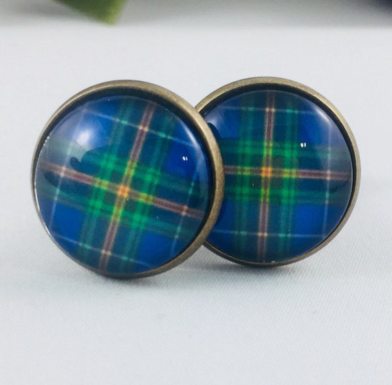 Select Gifts Tartan Canada Newfoundland and Labrador Cufflinks in Engraved Personalised Case
