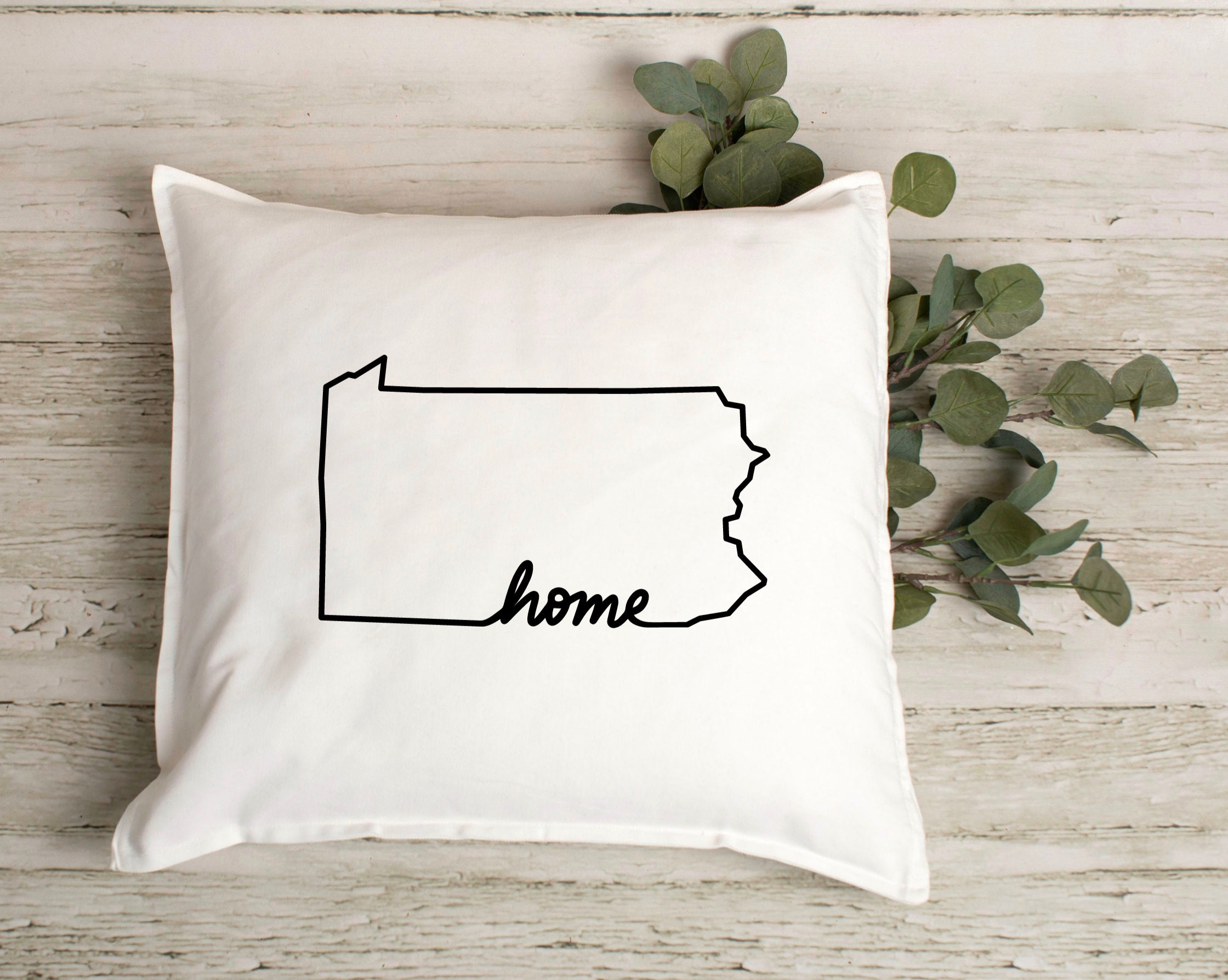 Pennsylvania Pillow Home Decor Pittsburgh Philadelphia Etsy