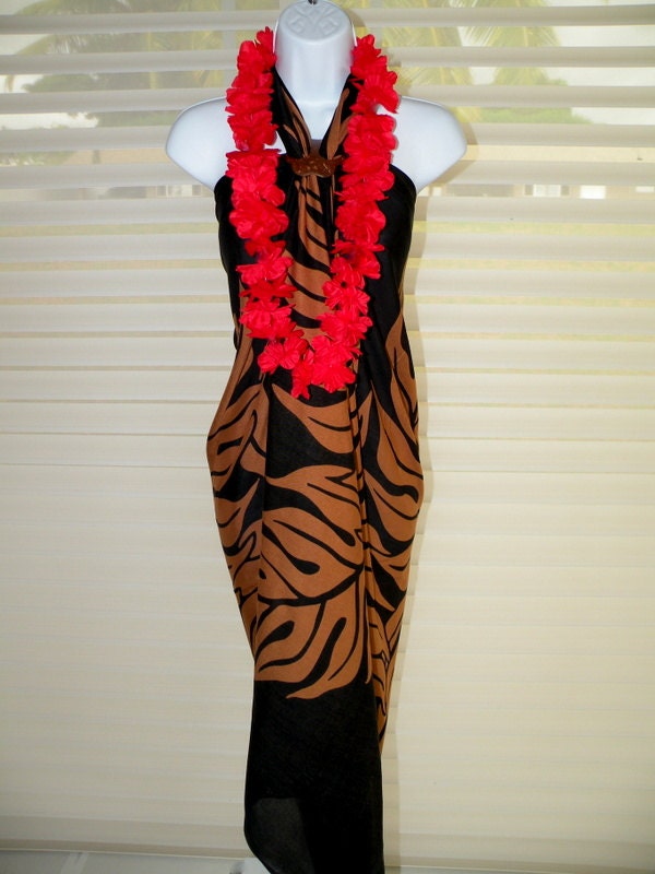 Hawaiian Sarong Beach Wrap - Flamingo Print Bikini Cover Up For Women, Polyester