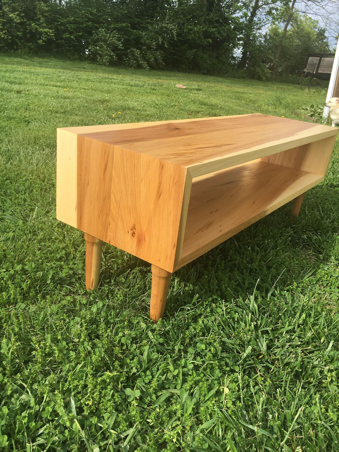 Mid Century Modern Coffee Table Hand Made, Coffee Table, Media Center