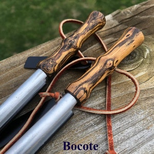 Fire starter Engraved Flint, Steel & Magnesium w/ compass Gift for men, women, camping, hiking, survivalist, groomsmen and scouts Bocote