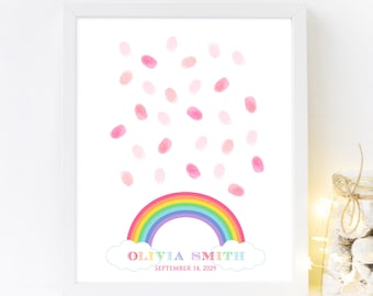 Couple Fingerprint Guest Book PRINTABLE GUEST BOOK Wedding - Etsy