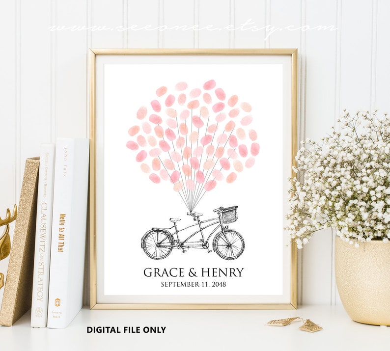 Hochzeit Tandem Fahrrad Gästebuch Alternative Fahrrad Etsy.de