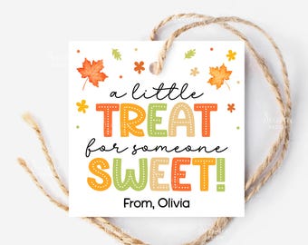 Afdrukbare Thanksgiving-cadeaukaartjes, herfsttraktatie cadeaukaartje voor schoolleraar collega herfsttraktatie voor iemand Lief bedankkaartje bewerkbare sjabloon